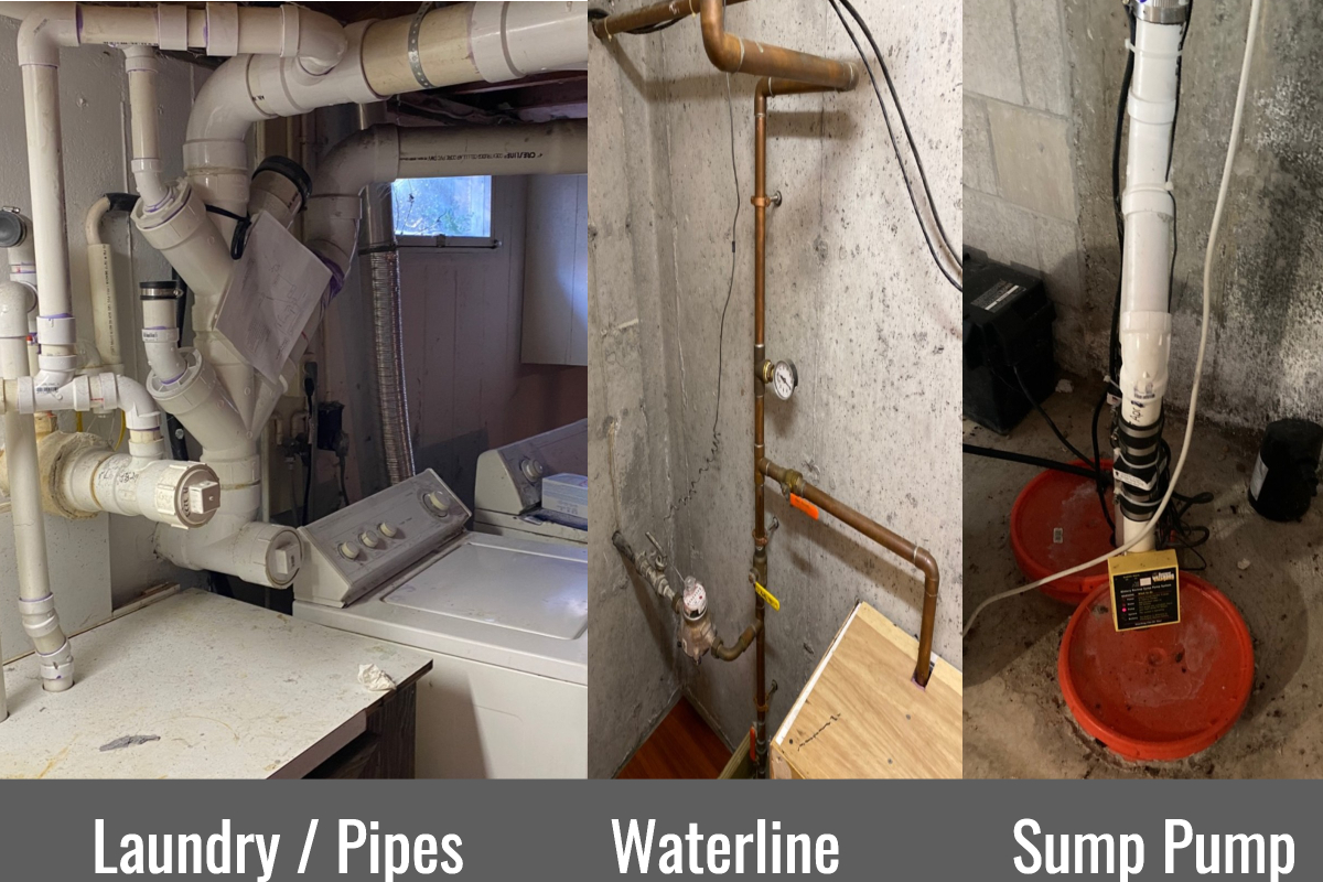 Basement inspection for title 5 inspection